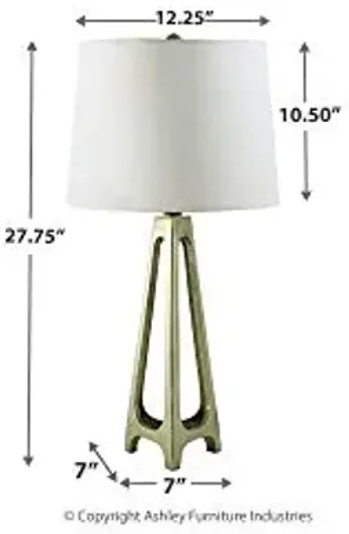 Ashley Furniture Signature Design - Howard Table Lamps - Set of 2 - Gold