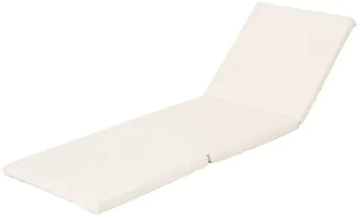 Christopher Knight Home Jamaica Outdoor Water Resistant Foam Chaise Lounge Cushion, Cream, 1 Count (Pack of 1)