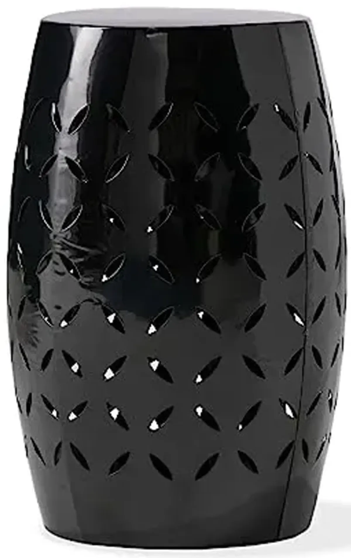 Christopher Knight Home Lilac Dione Outdoor 12" Iron Side Table, Black