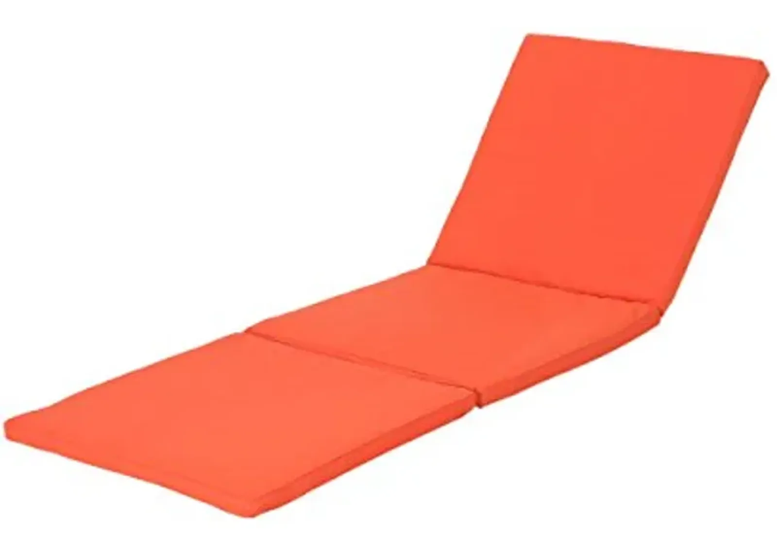 Christopher Knight Home Jamaica Outdoor Water Resistant Chaise Lounge Cushion, Orange, 1 Count (Pack of 1)