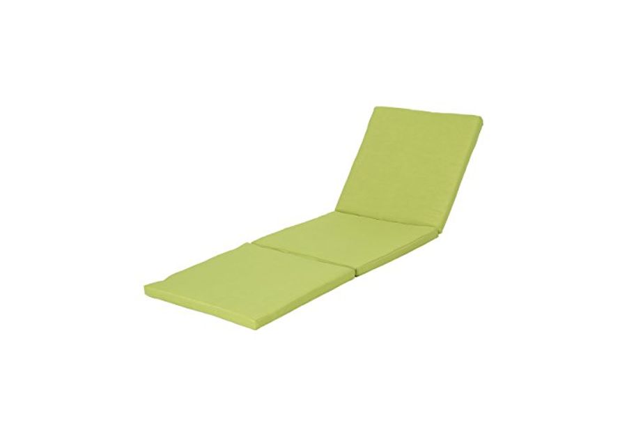 Christopher Knight Home Jamaica Outdoor Water Resistant Chaise Lounge Cushion, 1 Count (Pack of 1),Green