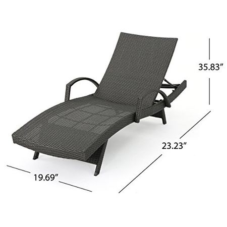 Christopher Knight Home 547 Salem Outdoor Chaise Lounge