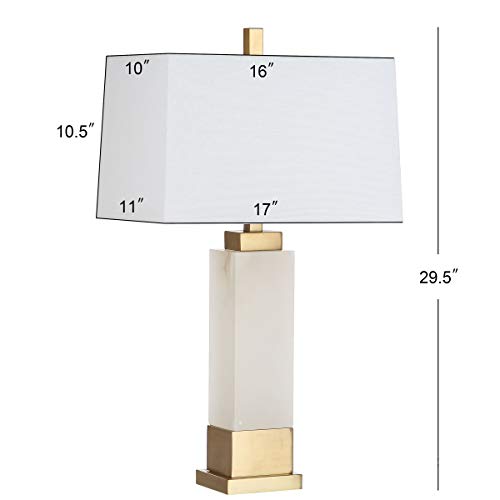 Safavieh Lighting Collection Rozella Alabaster White/ Gold 30-inch ...