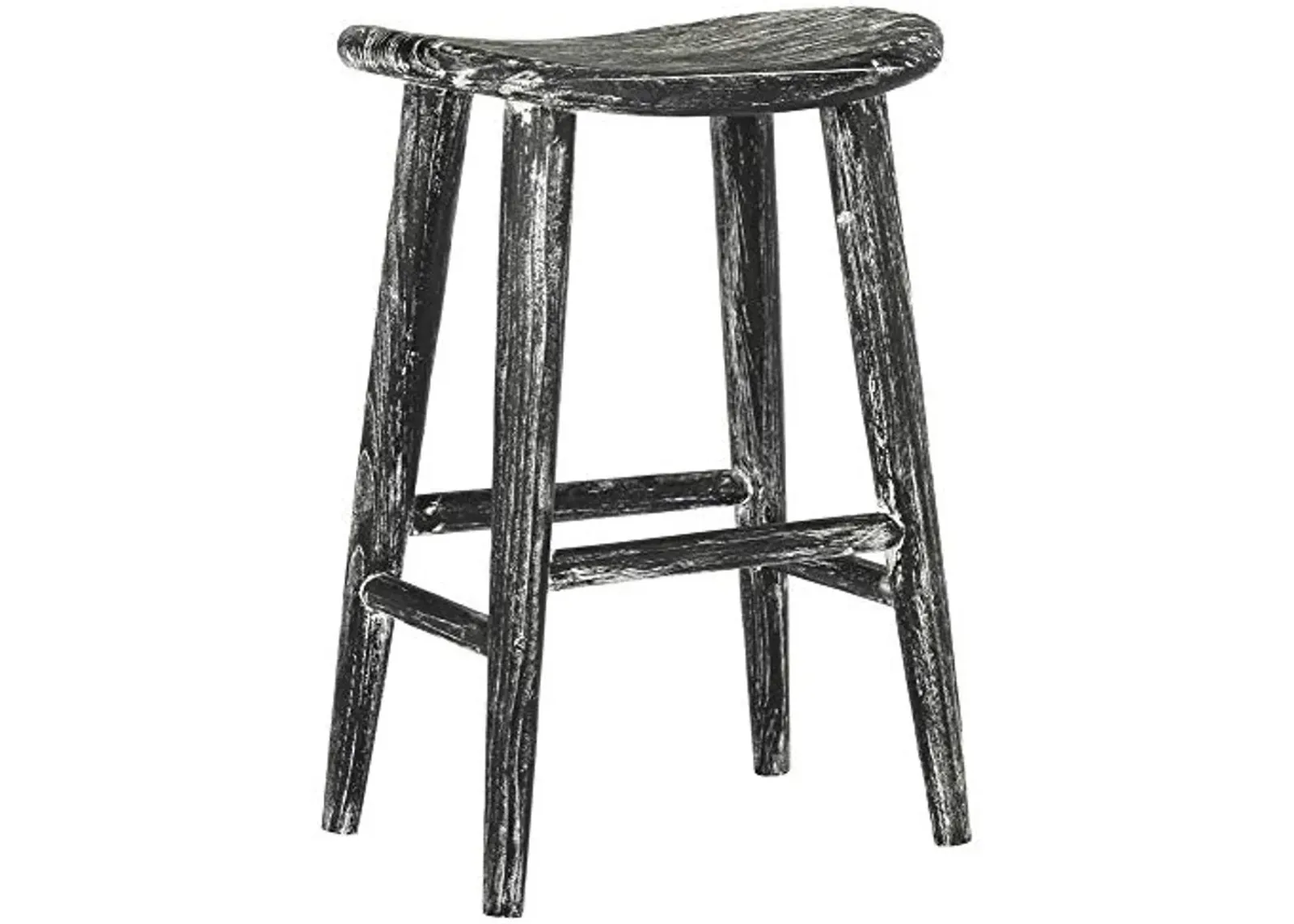 Safavieh BST1000A Counter Stool, Black/White