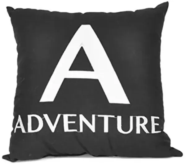 Heritage Kids Adventure Pillow, 14x14, Black