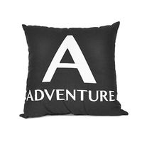 Heritage Kids Adventure Pillow, 14x14, Black