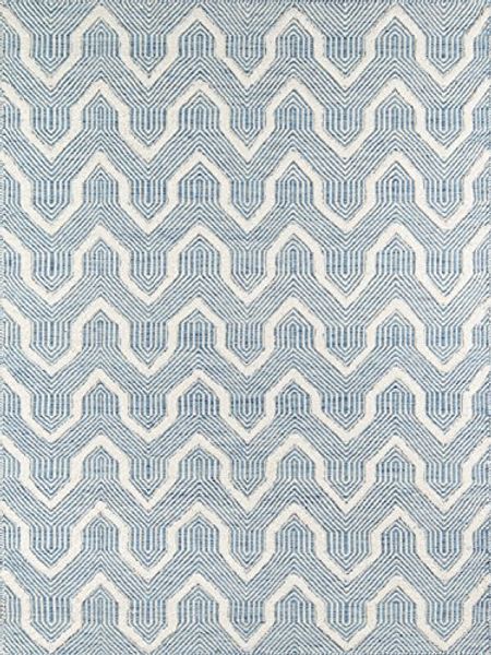 Erin Gates by Momeni Langdon Prince Blue Hand Woven Wool Area Rug 2' X 3'