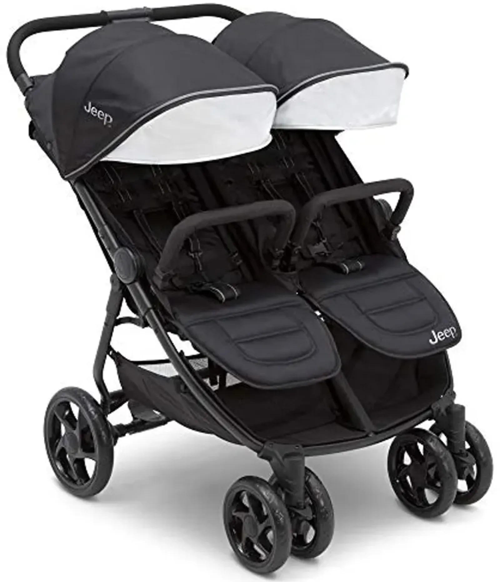 Jeep Destination Ultralight Side x Side Double Stroller, Midnight