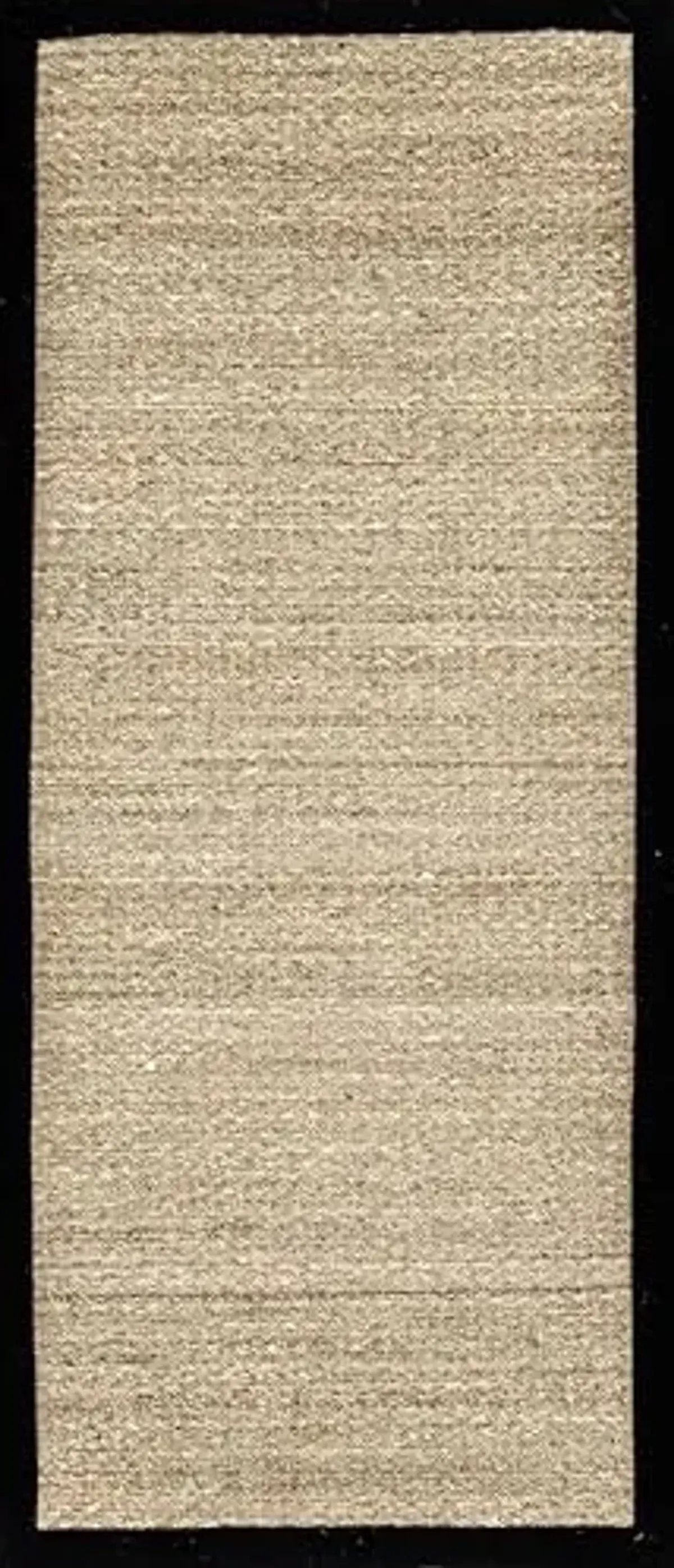 Nuloom Elijah Black/Natural, 2'6" x 12', Basketweave, Seagrass, Soft and Textured, High Traffic, Stain Resistant, Easy Clean, Durable Area Rug for Bedroom, Living Room, Dining, Den, Foyer, Entryway