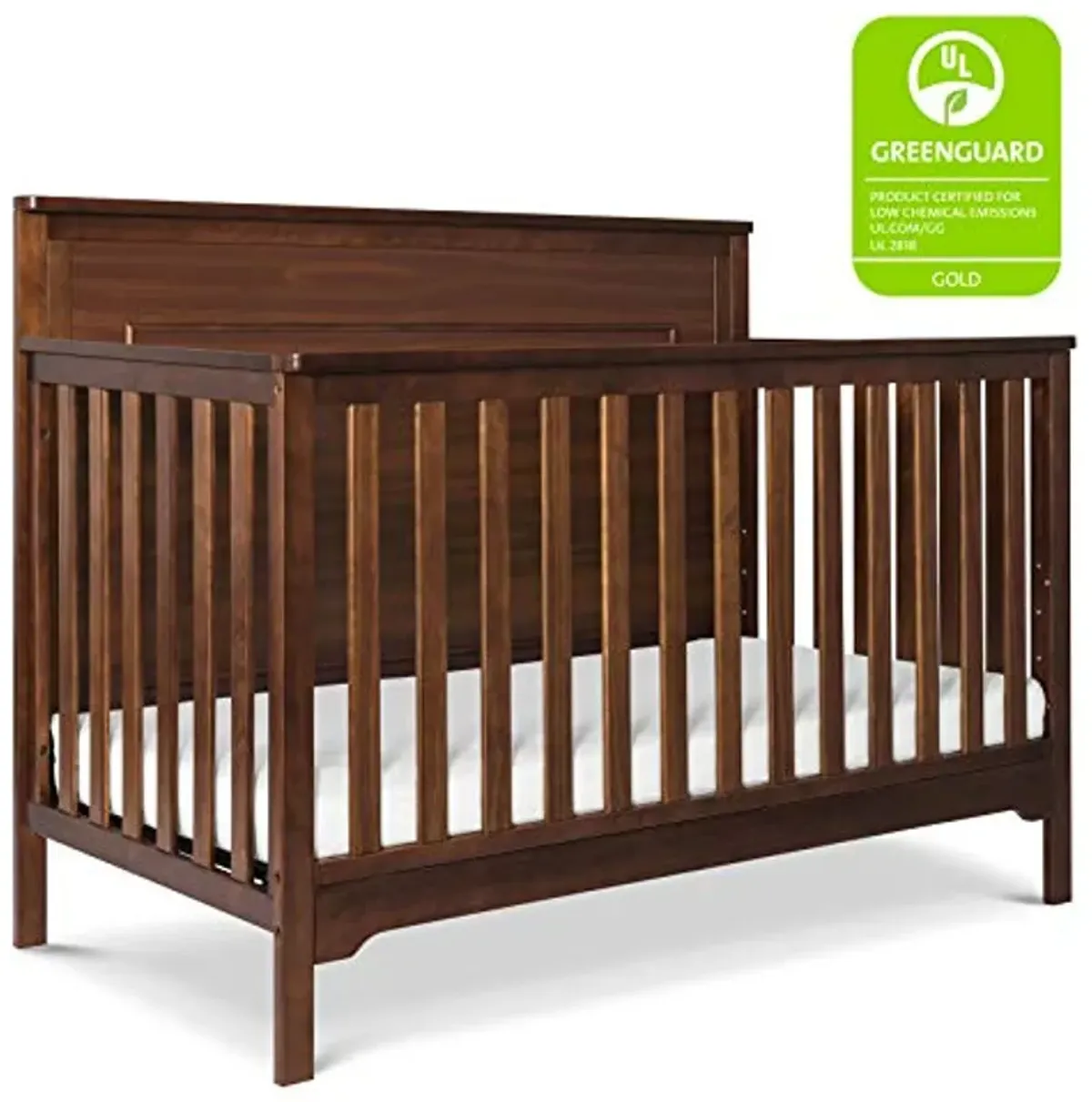 Carter's by DaVinci Dakota 4-in-1 Convertible Crib in Espresso, Greenguard Gold Certified