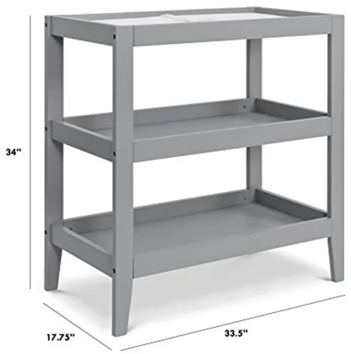 DaVinci Carter's Colby Changing Table in Grey