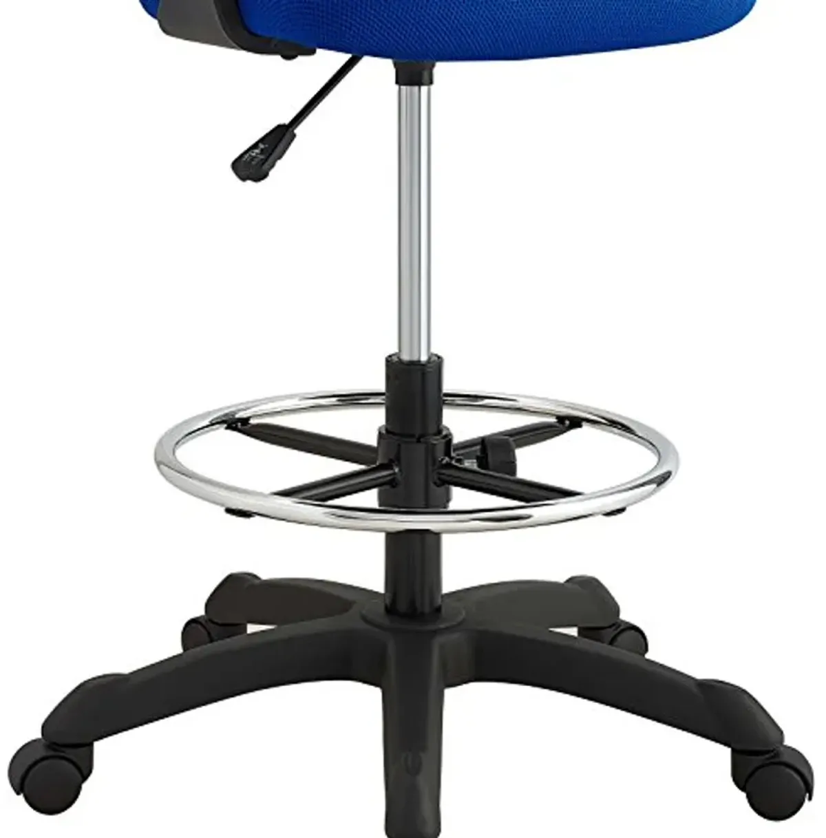 Modway Thrive Drafting Chair - Tall Office Chair for Adjustable Standing Desks in Blue