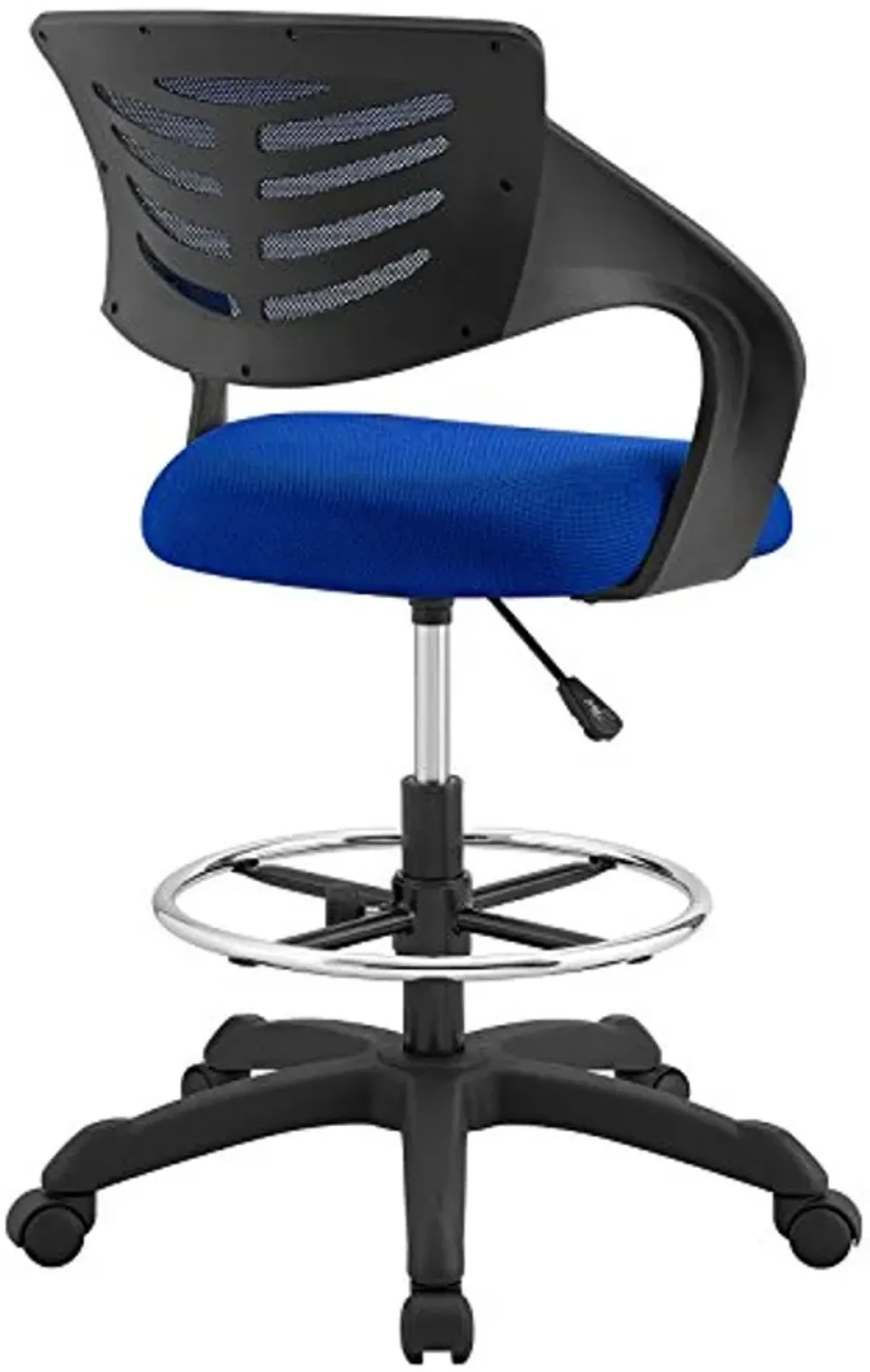 Modway Thrive Drafting Chair - Tall Office Chair for Adjustable Standing Desks in Blue