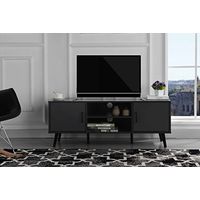 Divano Roma Furniture Mid Century Modern TV Stand (Grey)