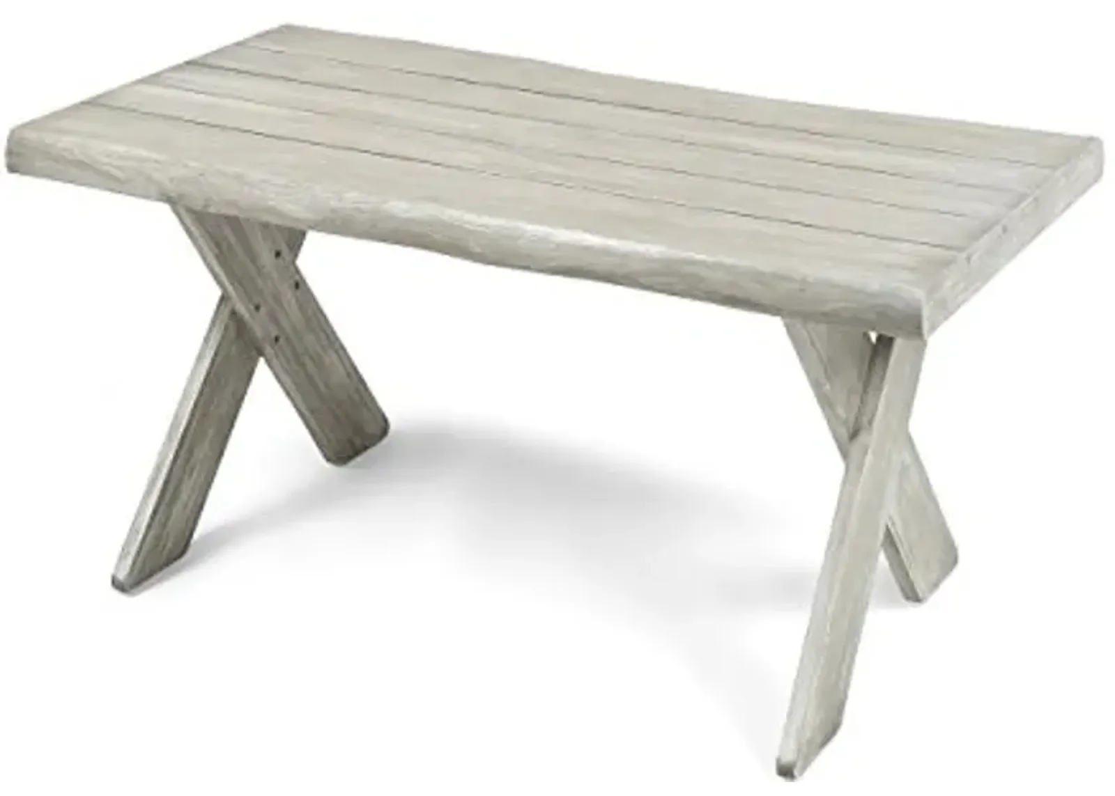 Great Deal Furniture Christopher Knight Home Irene Outdoor Acacia Wood Coffee Table, Sandblast Light Grey