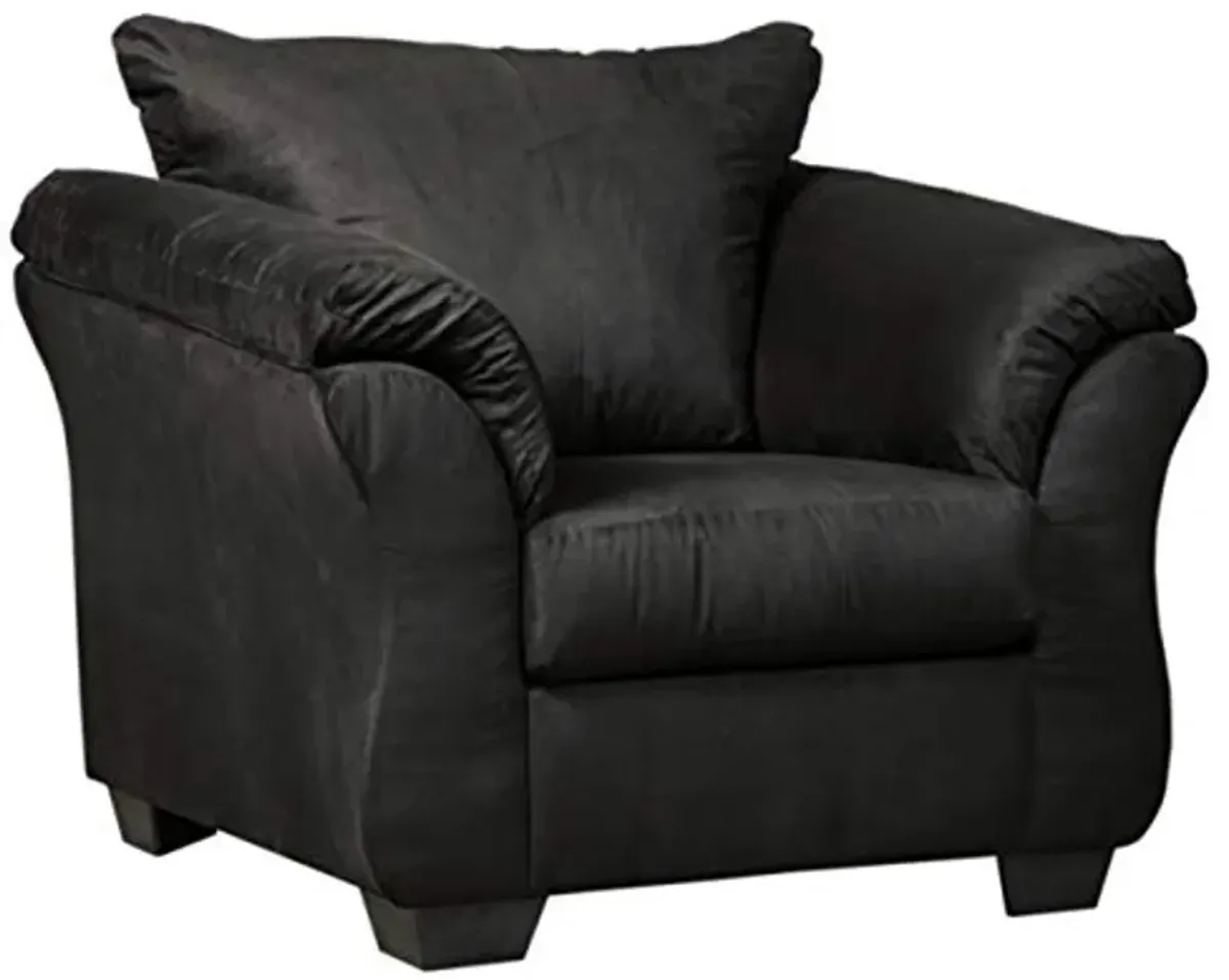 Signature Design by Ashley Darcy Casual Plush Chair, Black