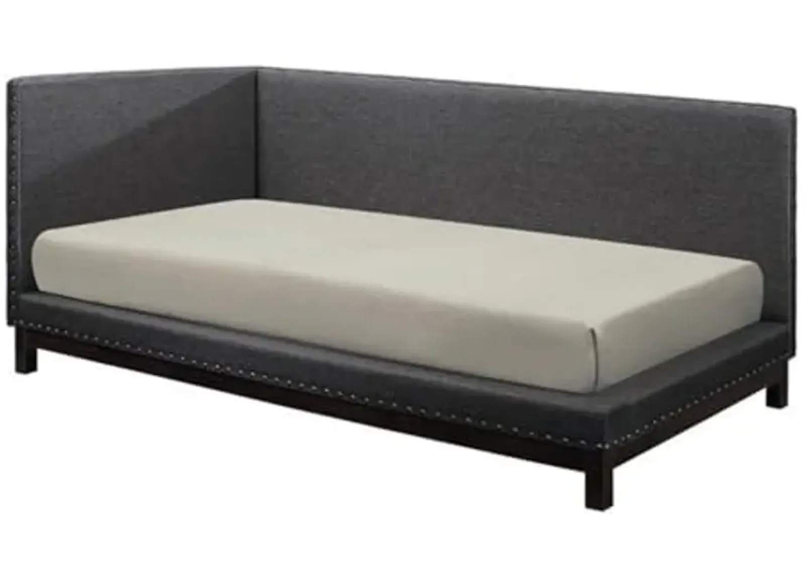 Homelegance Portage Fabric Upholstered Daybed, Twin, Gray