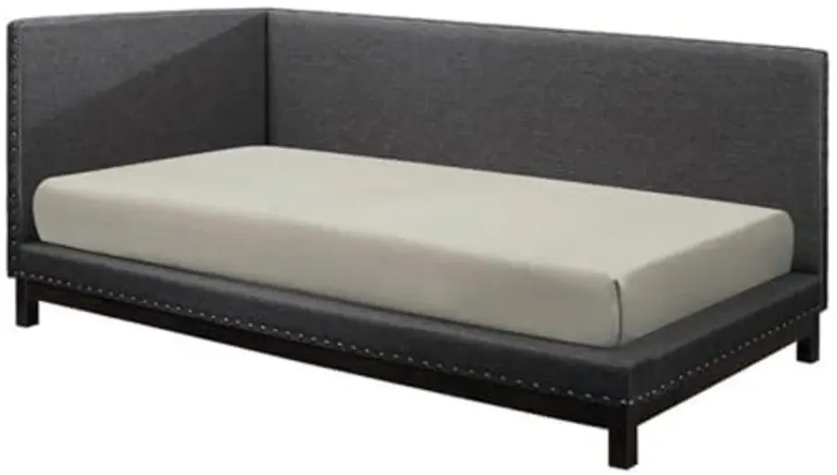 Homelegance Portage Fabric Upholstered Daybed, Twin, Gray