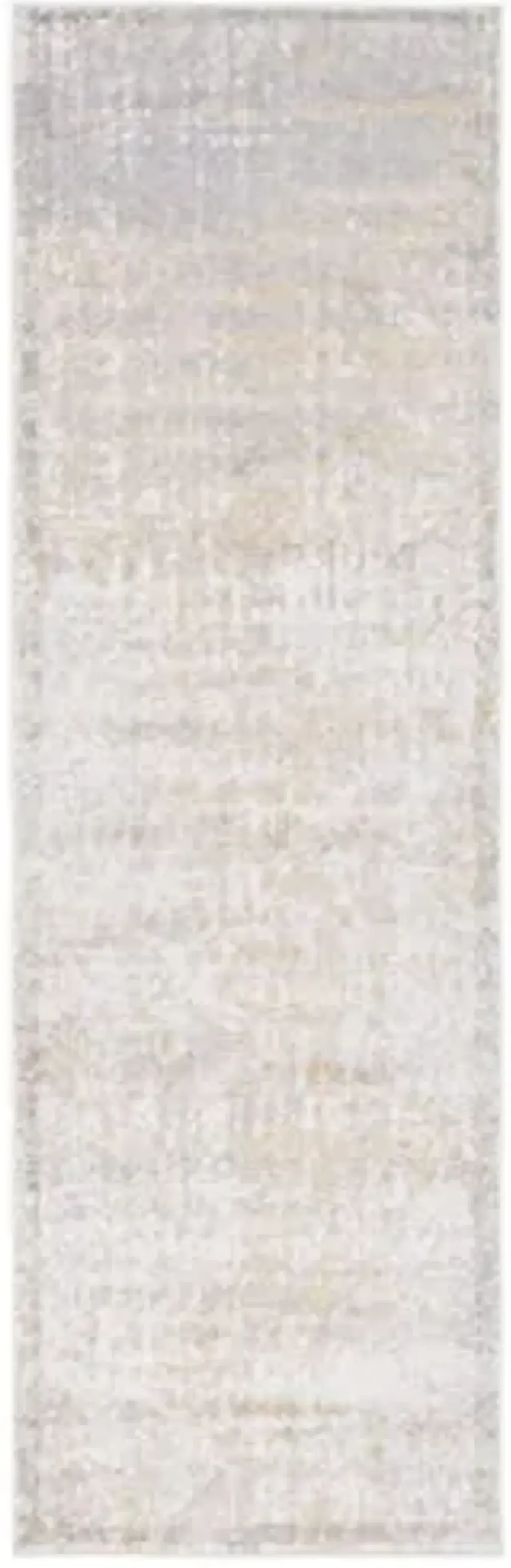 SAFAVIEH Adirondack Collection Runner Rug - 2'6" x 8', Creme & Gold, Modern Abstract Design, Non-Shedding & Easy Care, Ideal for High Traffic Areas in Living Room, Bedroom (ADR207A)