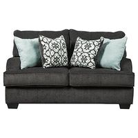 Benchcraft - Charenton Contemporary Upholstered Loveseat - Charcoal Grey