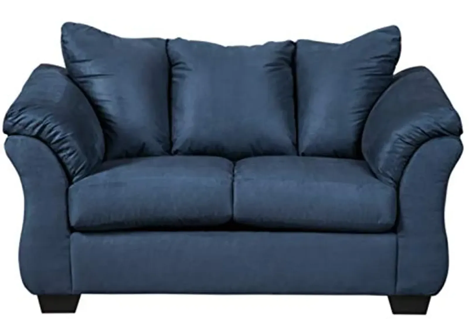 Signature Design by Ashley Darcy Casual Plush Loveseat, Dark Blue