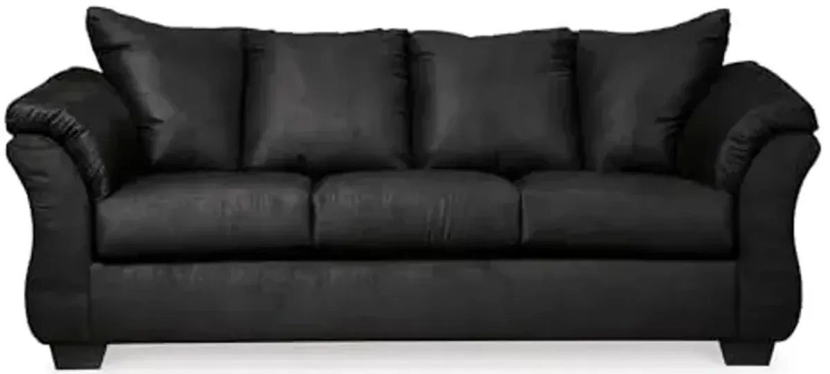 Signature Design by Ashley Darcy Classic Contemporary Sofa, Black