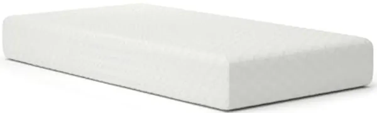 Signature Design by Ashley Twin Size Chime 10 Inch Medium Firm Memory Foam Mattress with Green Tea & Charcoal Gel