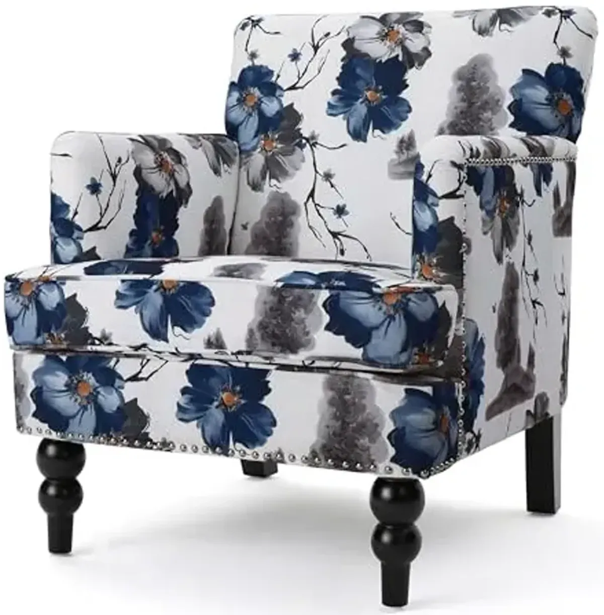 Christopher Knight Home Boaz Fabric Club Chair - Floral Print