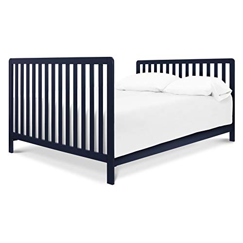 Carter's by DaVinci Colby 4-in-1 Low-Profile Convertible Crib in Navy Blue, Greenguard Gold Certified