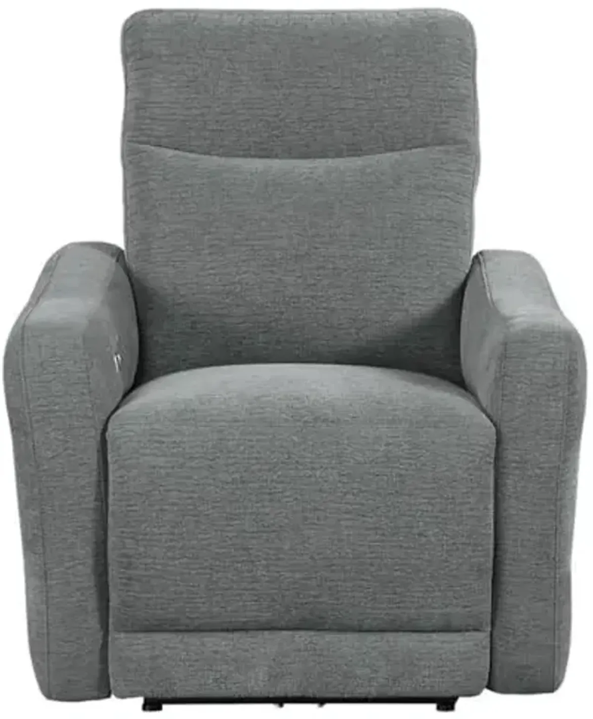 Homelegance Arya Power Lay Flat Reclining Chair with Power Headrests, Dove Fabric