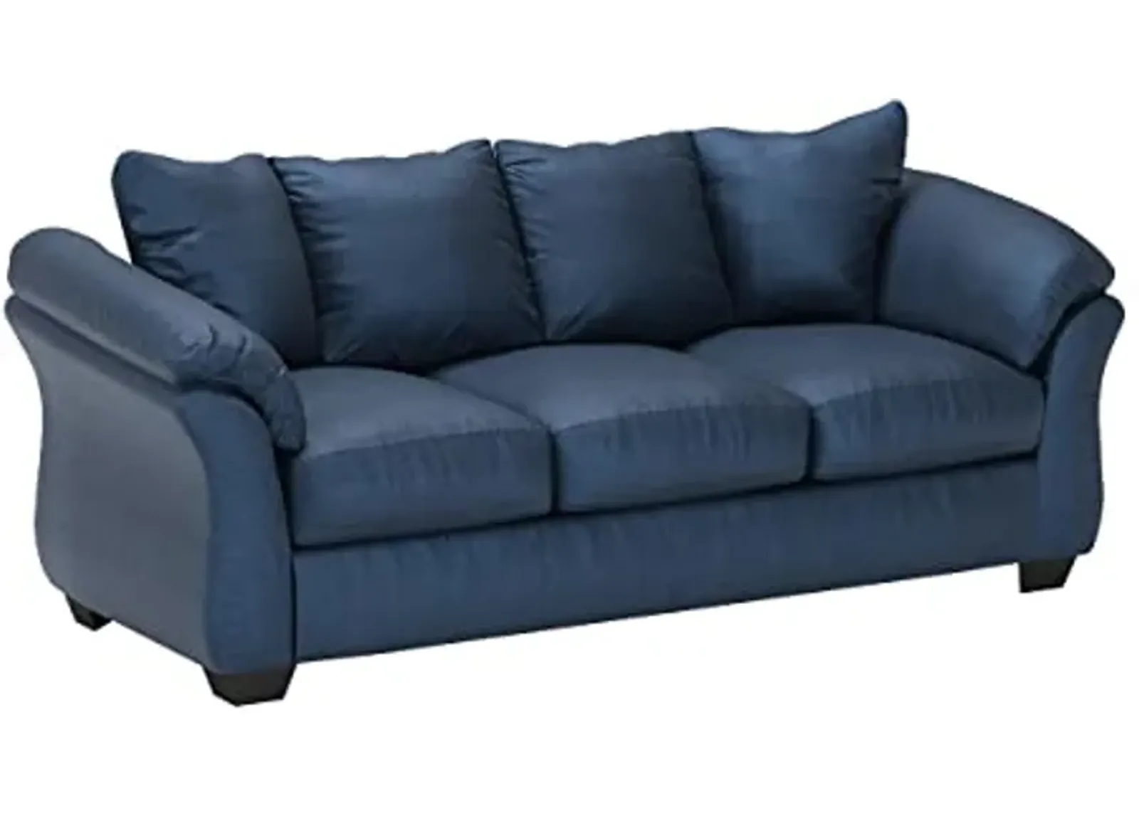 Signature Design by Ashley Darcy Casual Plush Sofa, Dark Blue