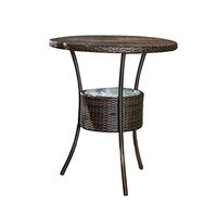 Christopher Knight Home Oyster Bay PE Table with Ice Pail, Multibrown