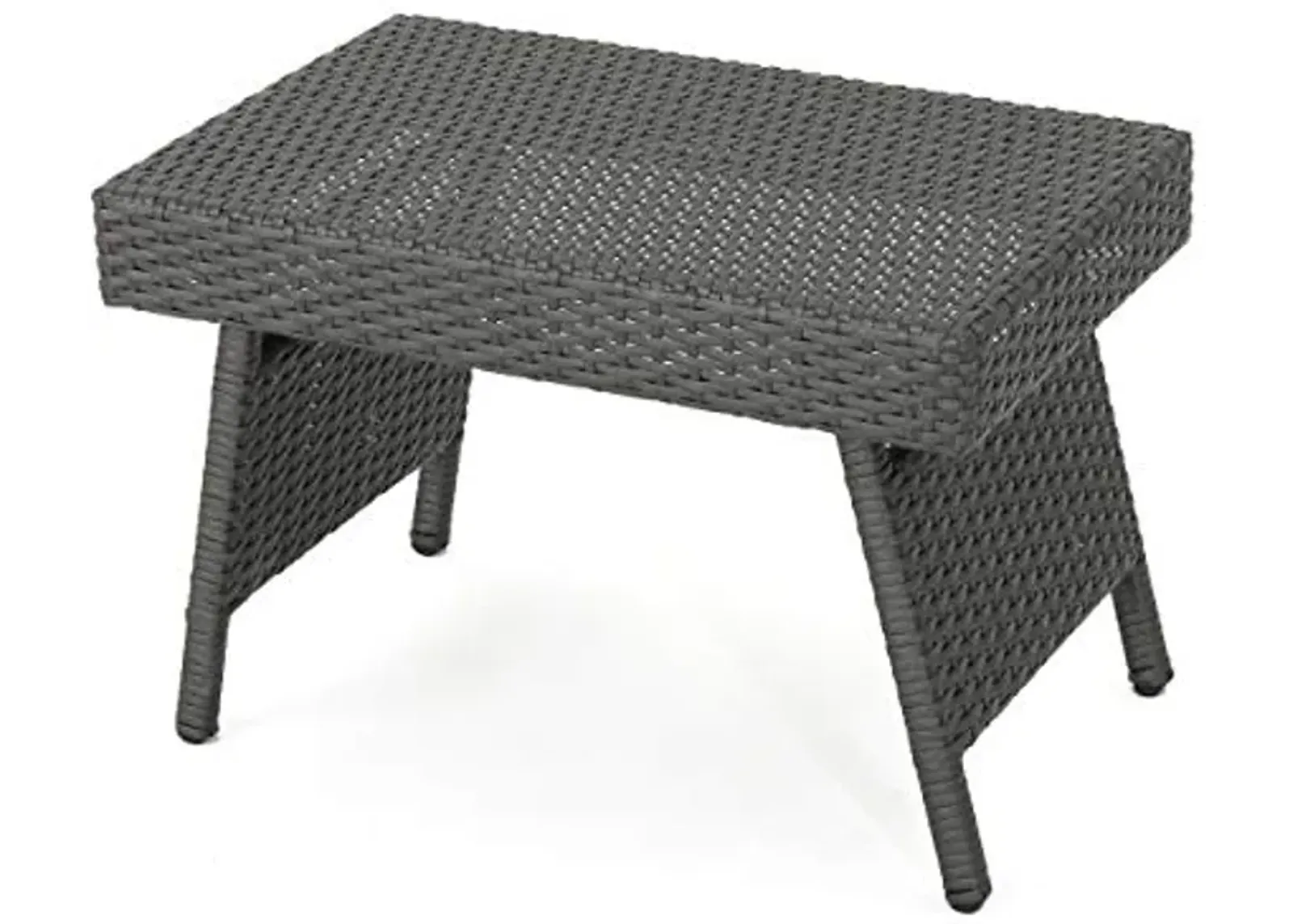 Christopher Knight Home Salem Outdoor Adjustable Folding Table, Grey