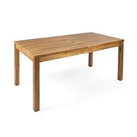 Christopher Knight Home Wilson Outdoor Expandable Acacia Wood Dining Table , Teak Finish