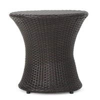 Christopher Knight Home Adriana Outdoor Wicker Accent Table, Multibrown