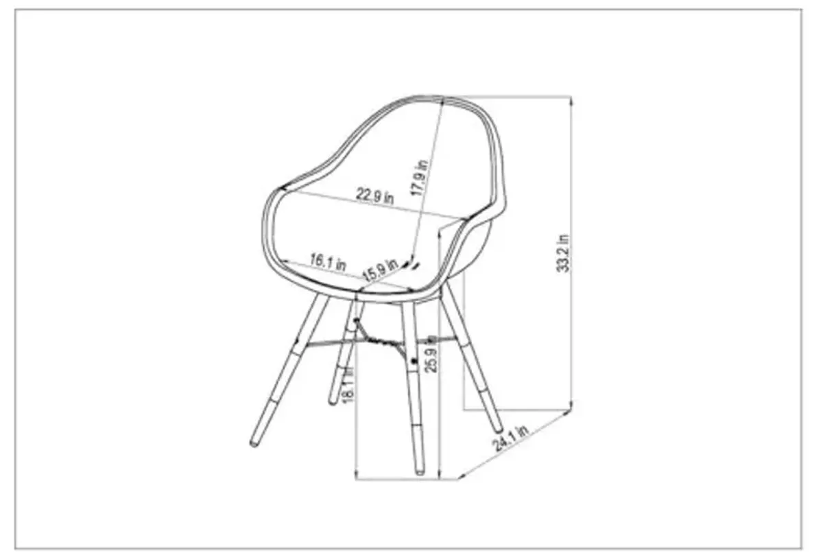 Amazonia Cannes Patio Dining Chair (Set of 2), Brown