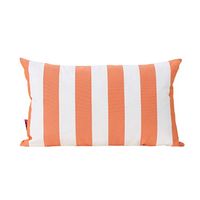 Christopher Knight Home Coronado Outdoor Water Resistant Rectangular Throw Pillow, Orange / White