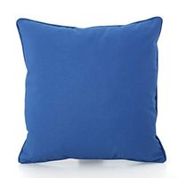 Christopher Knight Home Coronado Outdoor Square Water Resistant Pillow, Blue