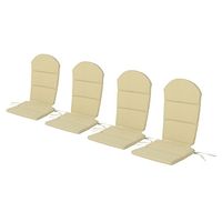 Christopher Knight Home Terry Outdoor Water-Resistant Adirondack Chair Cushions (Set of 4), Khaki, 4 Count (Pack of 1)