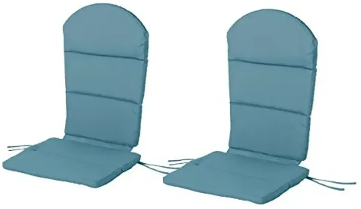 Christopher Knight Home Terry Outdoor Water-Resistant Adirondack Chair Cushions (Set of 2), Dark Teal, 2 Count (Pack of 1)