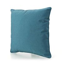 Christopher Knight Home Coronado Outdoor Square Water Resistant Pillow, Teal