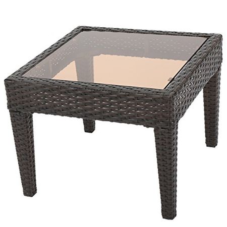 Christopher Knight Home Antibes PE Accent Table, Multibrown
