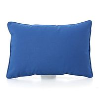 Christopher Knight Home Coronado Outdoor Square Water Resistant Pillow, Blue