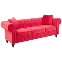 Divano Roma Classic Sofas, Large, Red
