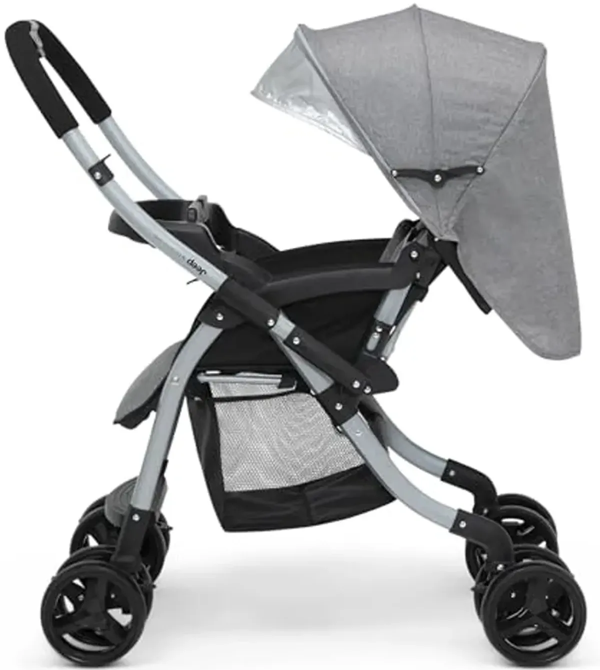 Jeep Unlimited Reversible Handle Stroller, Grey Tweed