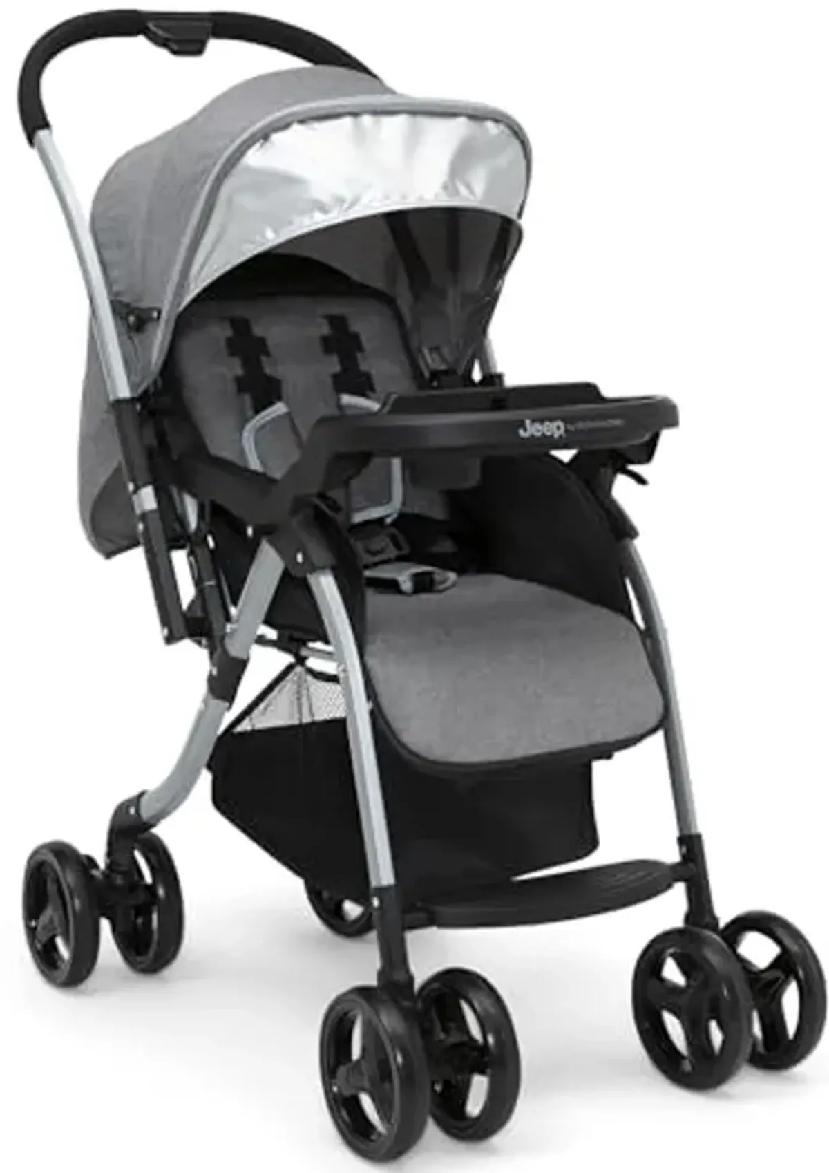 Jeep Unlimited Reversible Handle Stroller, Grey Tweed