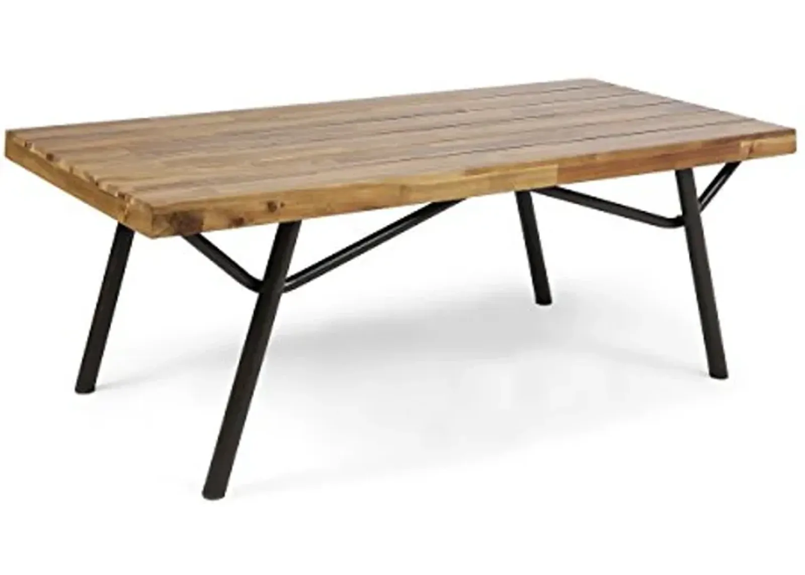 Christopher Knight Home Baish Outdoor Acacia Wood Coffee Table, Teak Finish