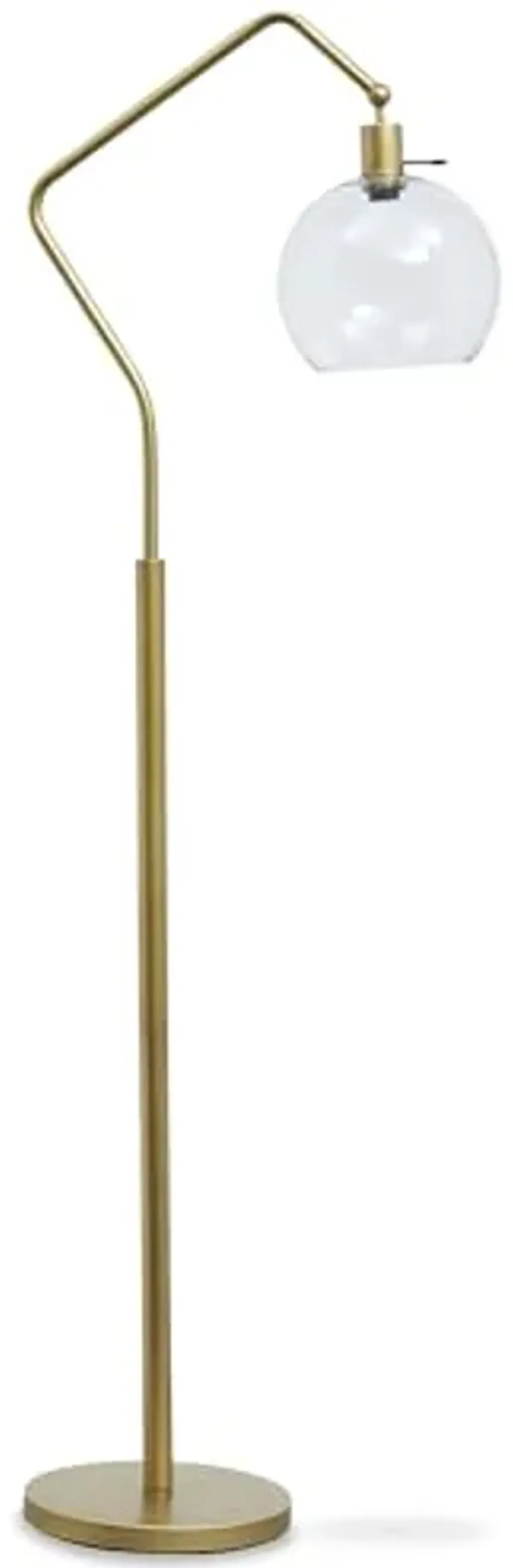 Signature Design by Ashley L207151 Marilee Metal Floor Lamp, White Golden