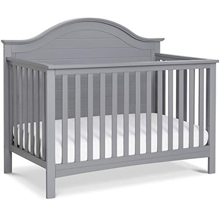 Carter's by DaVinci Nolan 4-in-1 Convertible Crib in Grey, Greenguard Gold Certified, 1 Count (Pack of 1)