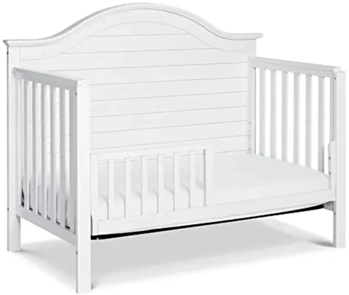 Carter's by DaVinci Nolan 4-in-1 Convertible Crib in White, Greenguard Gold Certified, 1 Count (Pack of 1)